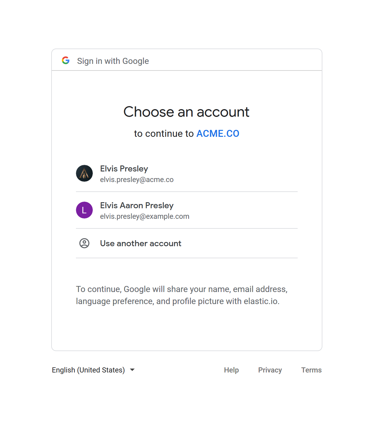 OpenID Google Login