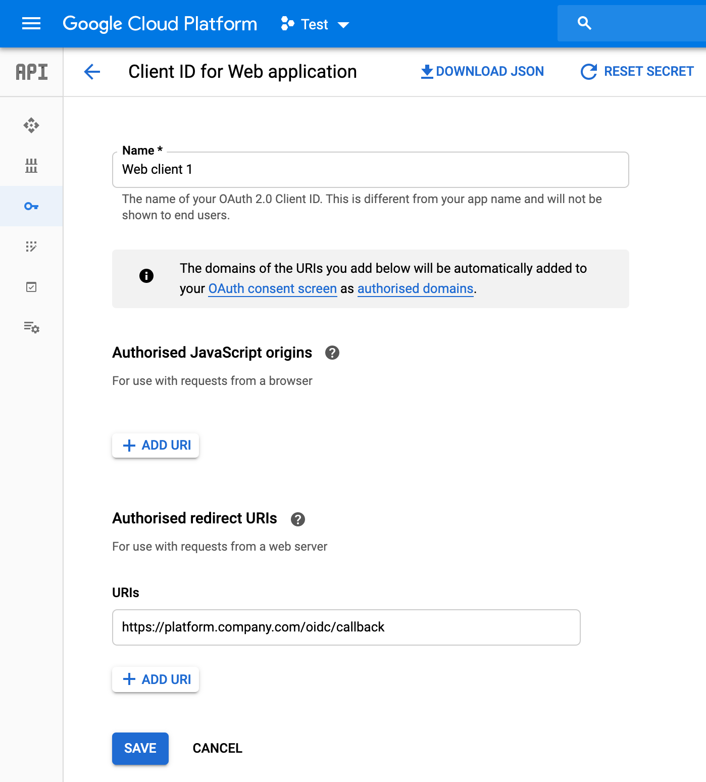 OIDC in Google Cloud