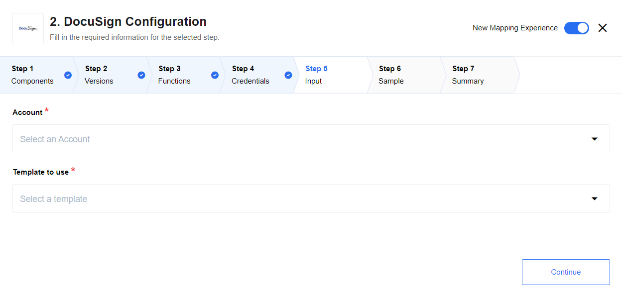 elastic.io Documentation Docusign component