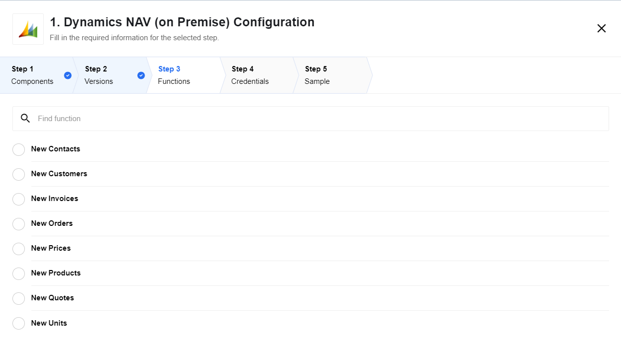 Microsoft dynamics NAV component