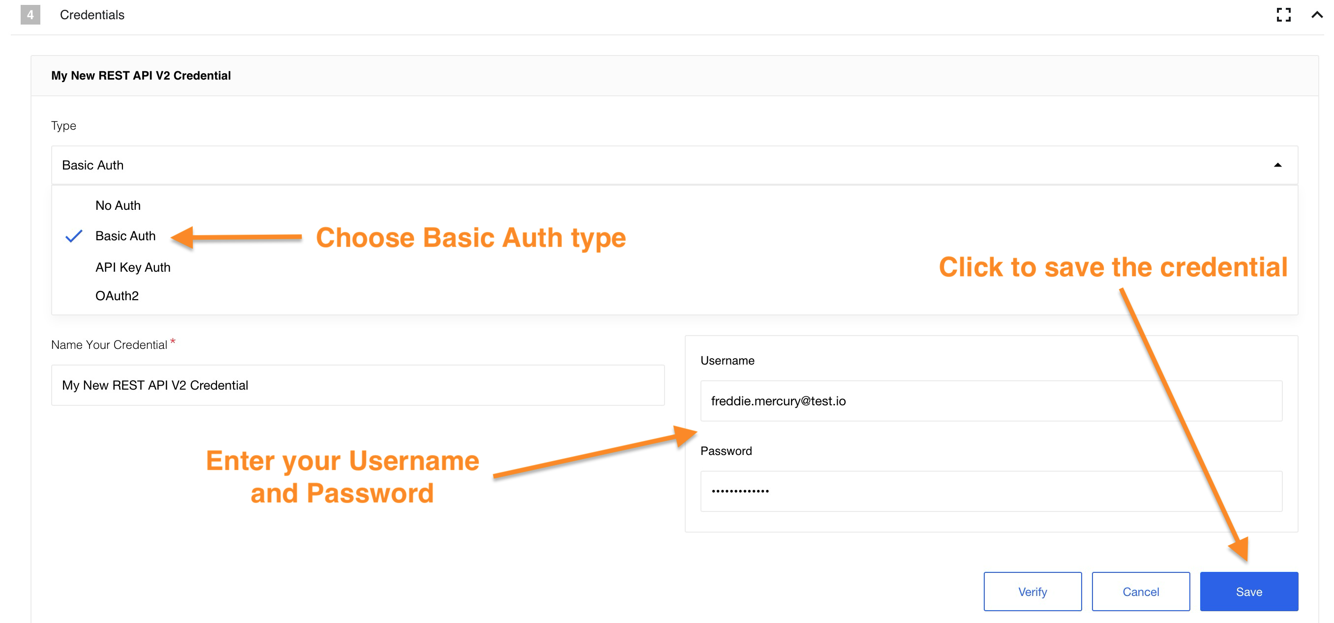 Configure Basic Auth