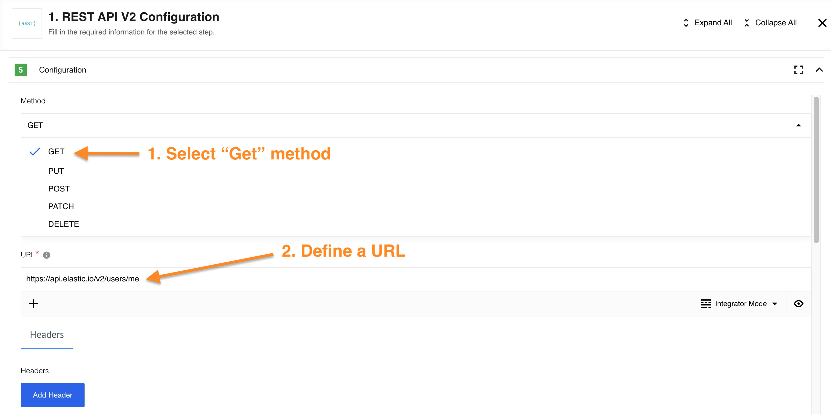 Configure Input