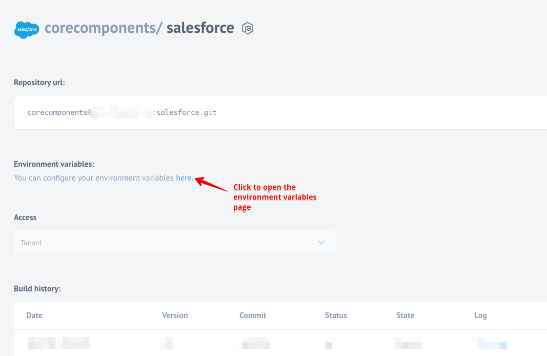 Salesforce component repository
